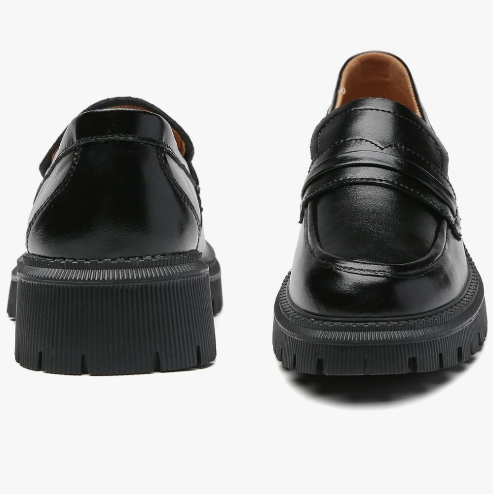 Black Chunky Loafer - Picture 2 of 11